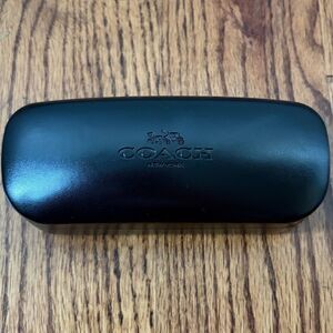 COACH Black Hard Eyewear case